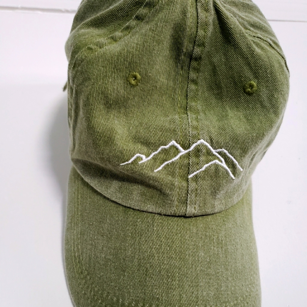 Mountain Embroidery Hat, Mountain Hat